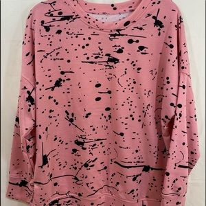 Splattered sweatshirt NEW